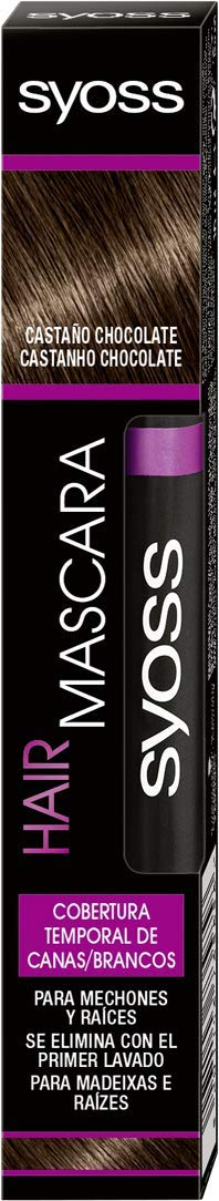 Syoss Hair Mascara Temporary Coverage castaño Choco 16 ml
