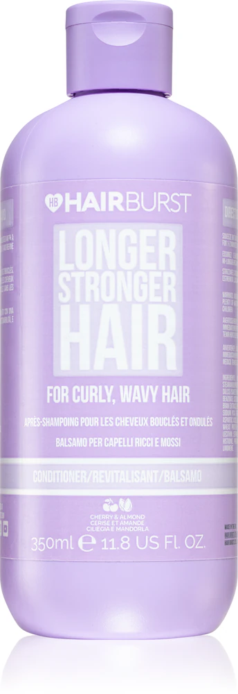 Hairburst Longer Stronger Hair Curly, Wavy Hair moisturizing conditioner for wavy and curly hair