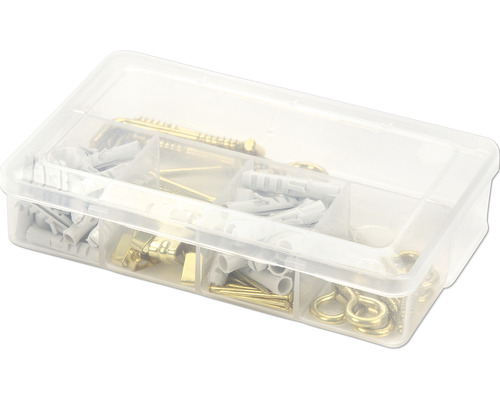 Hornbach Hook and dowel assortment 80 pieces