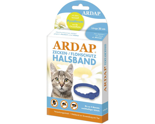 ARDAP tick and flea collar for cats