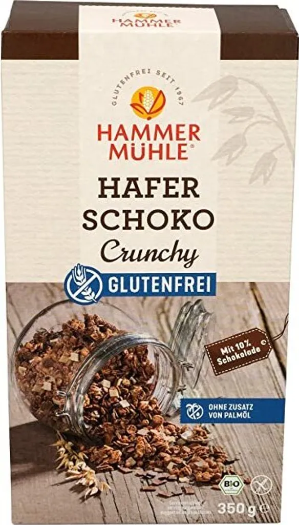Hammermühle Oat Chocolate Crunchy Gluten-Free 350g
