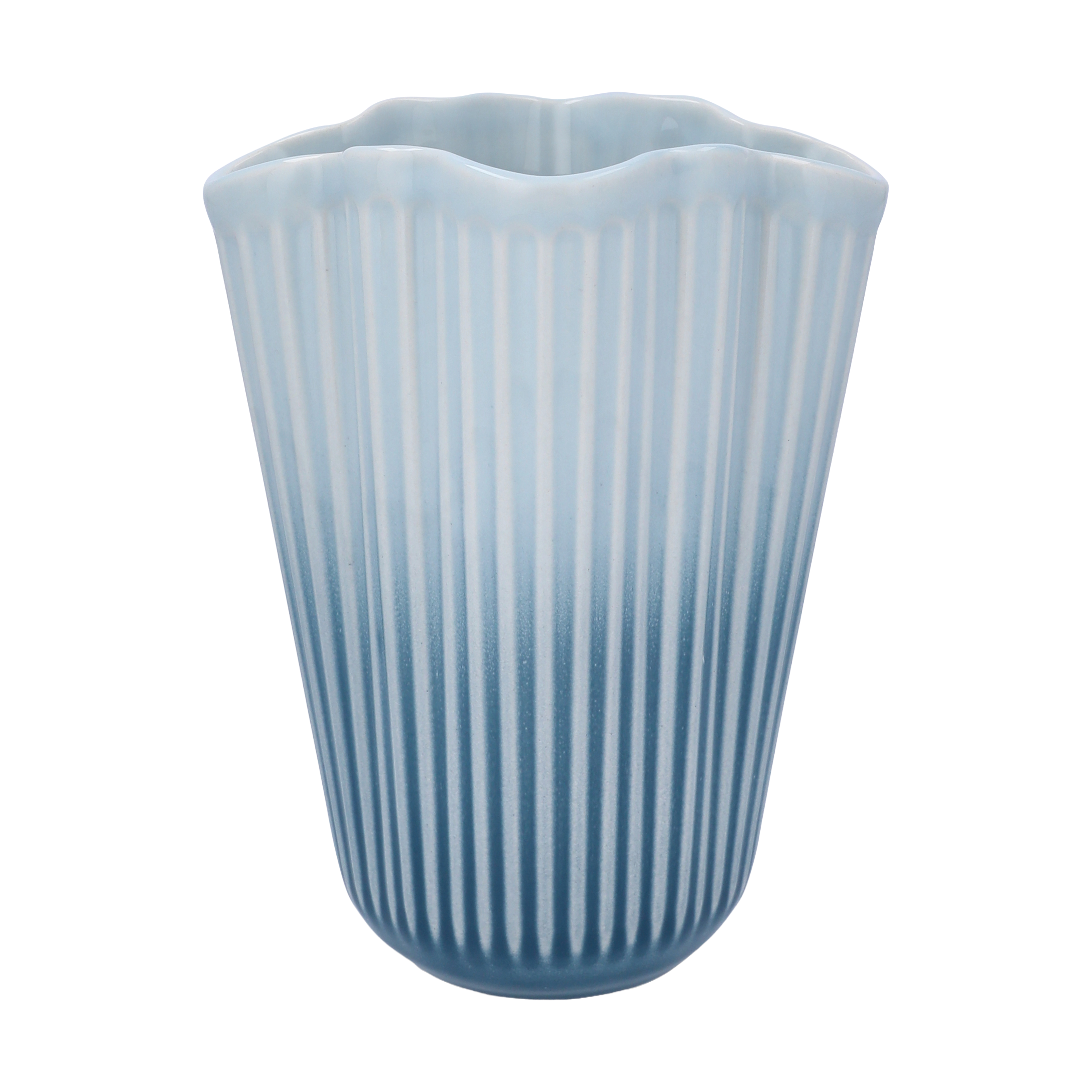 Kohler Hammershøi Vase unfold, Blue, 20.5 cm