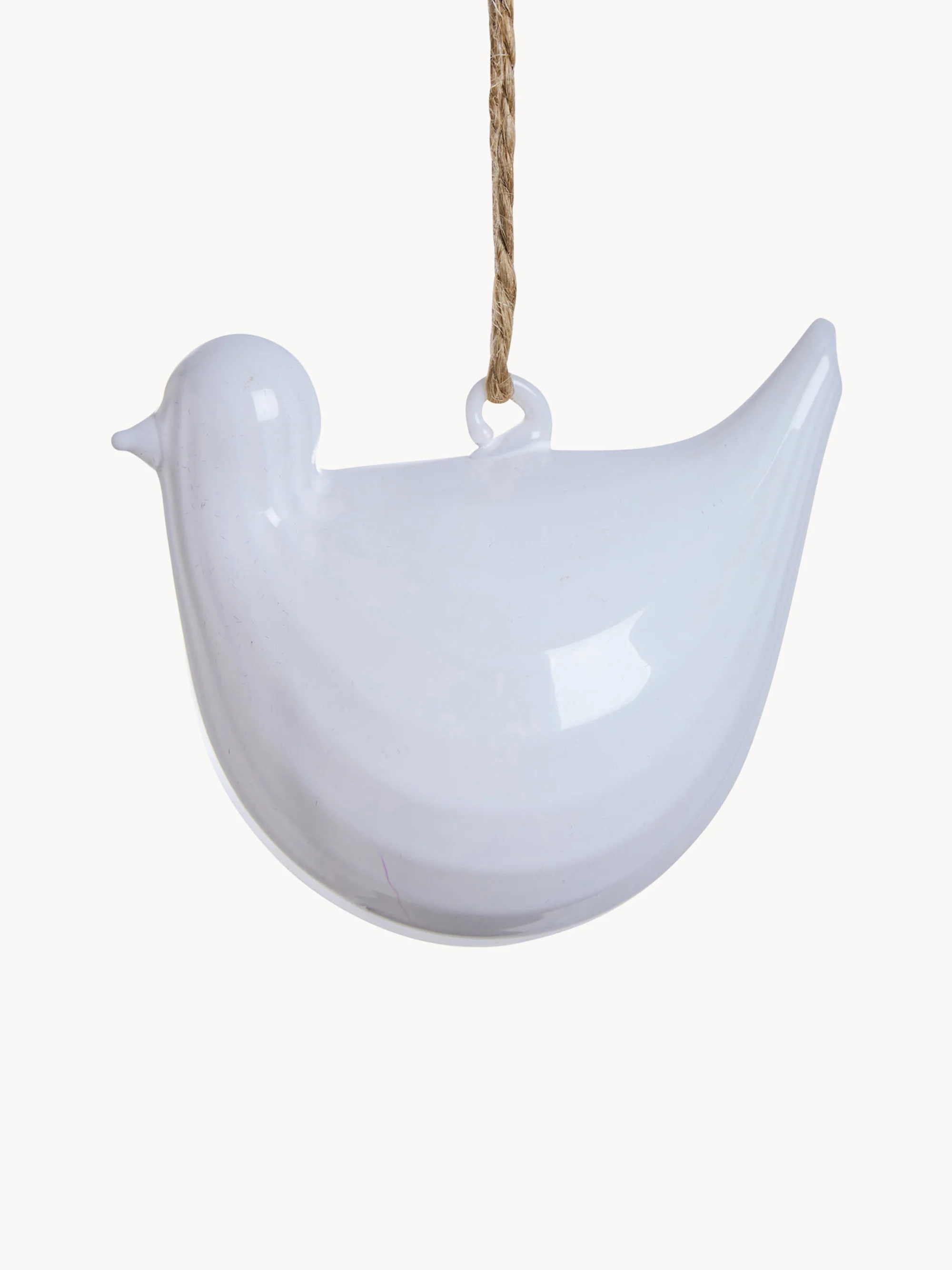 Lene Bjerre Handmade Easter decoration pendants Feya, set of 6, White