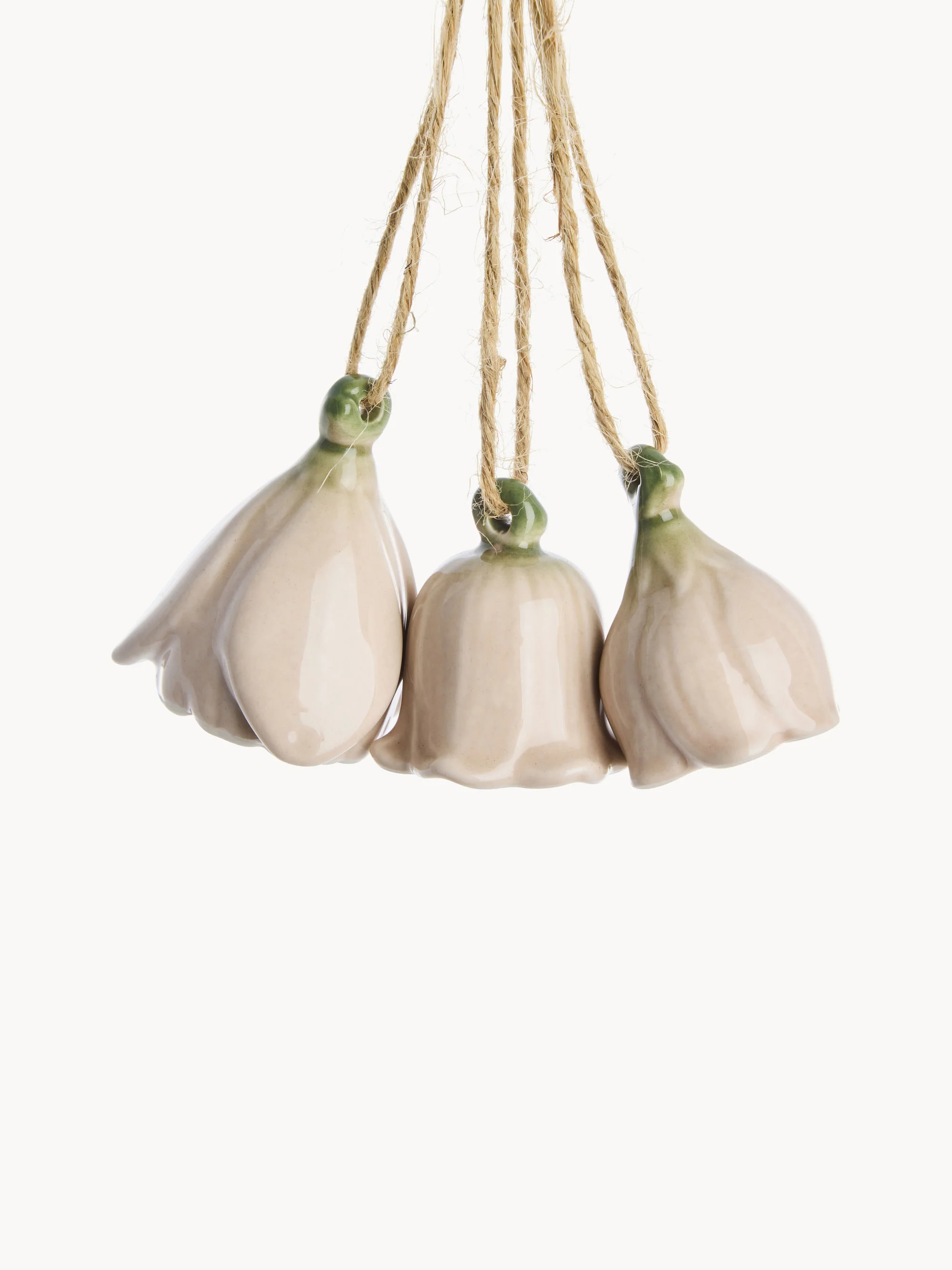 Lene Bjerre Handmade Easter decorations Delhi, set of 3, Dusty rose