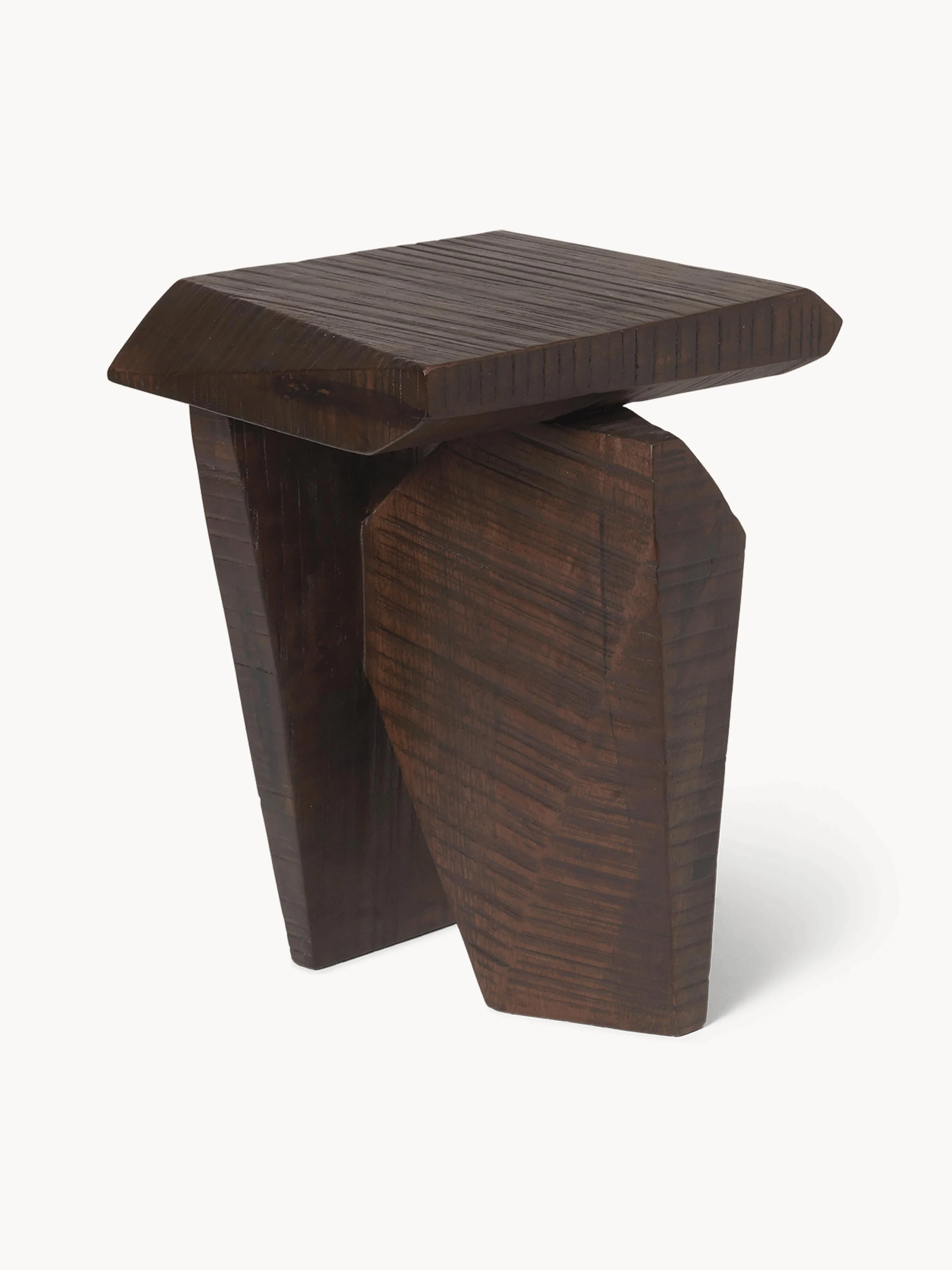 Ferm Living Handcrafted Silva side table made of mango wood