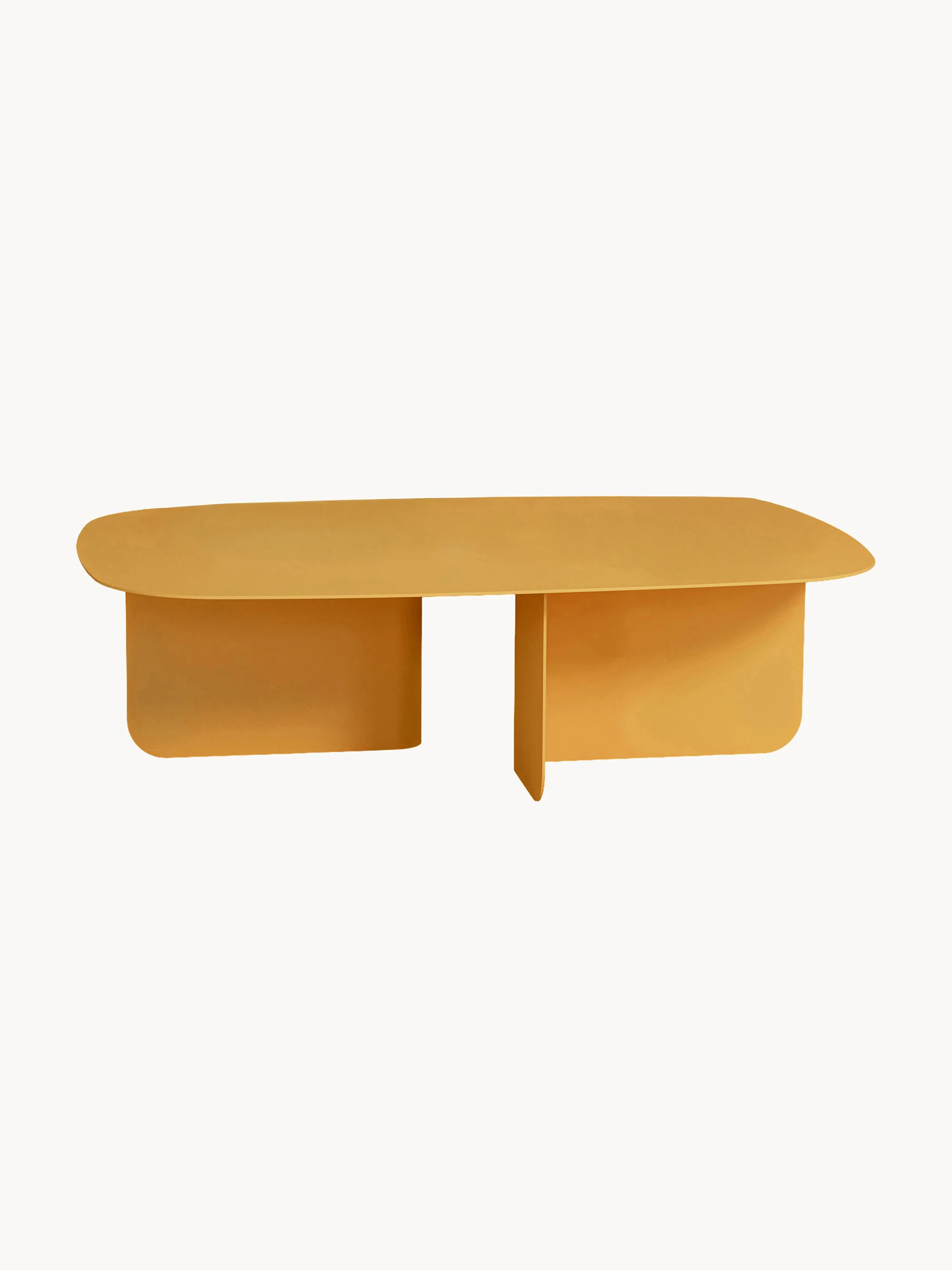 Metallbude Handcrafted Livia coffee table, Sun yellow