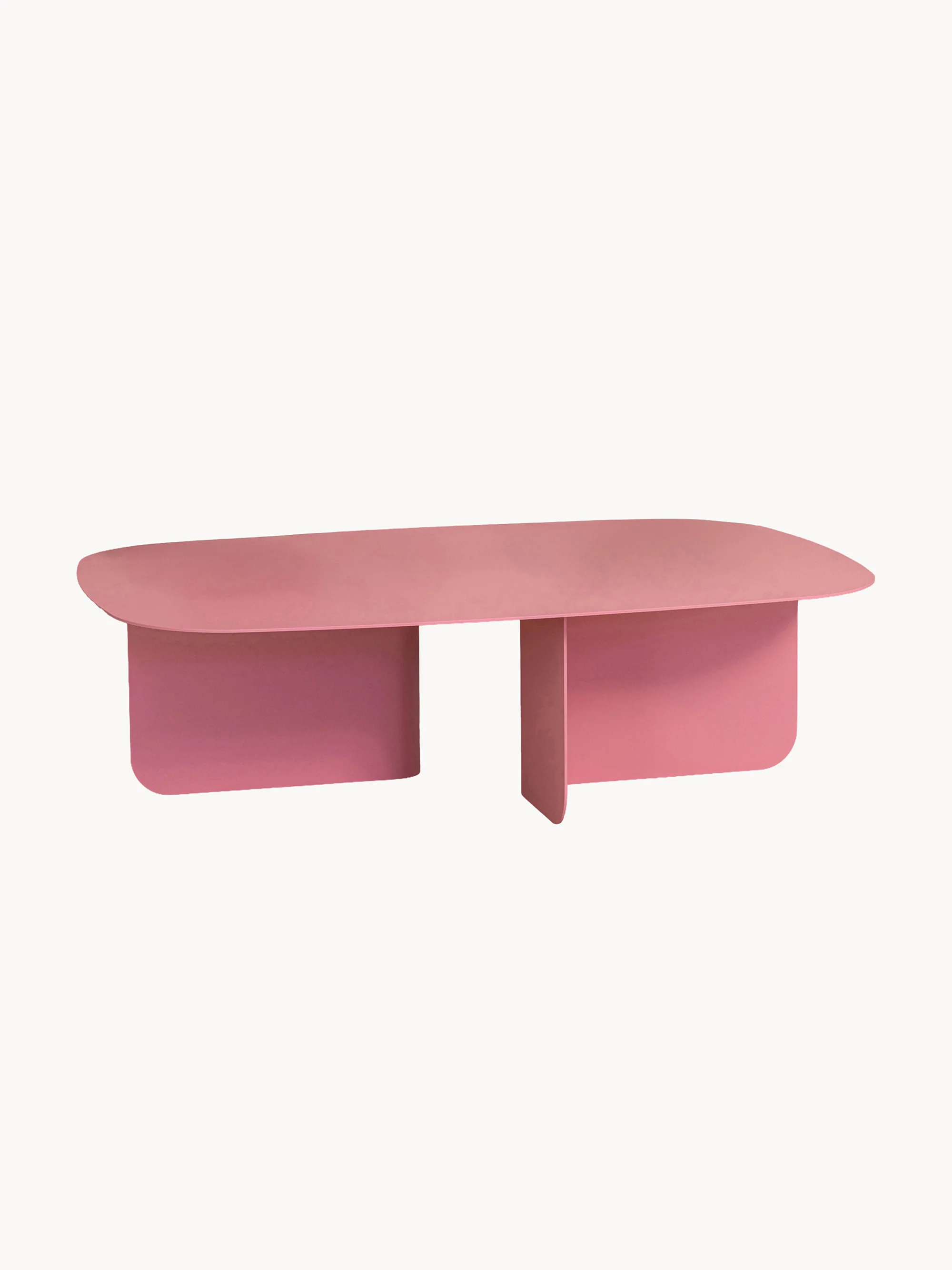 Metallbude Handcrafted Livia coffee table, Dusty rose