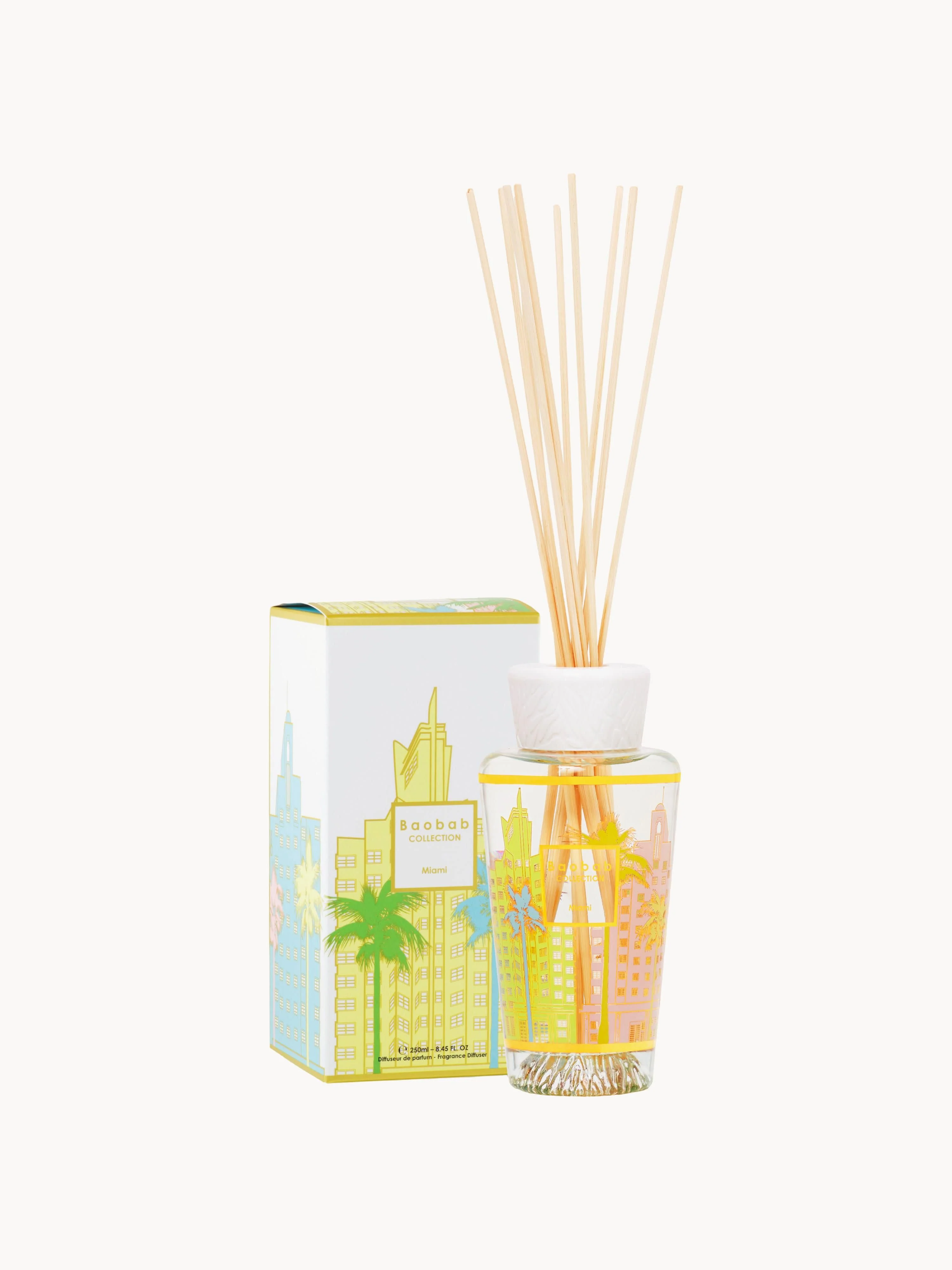 Baobab Collection Handmade diffuser My First Baobab Miami (Salt Flower, Maritime Pine & Cypress), 250 ml