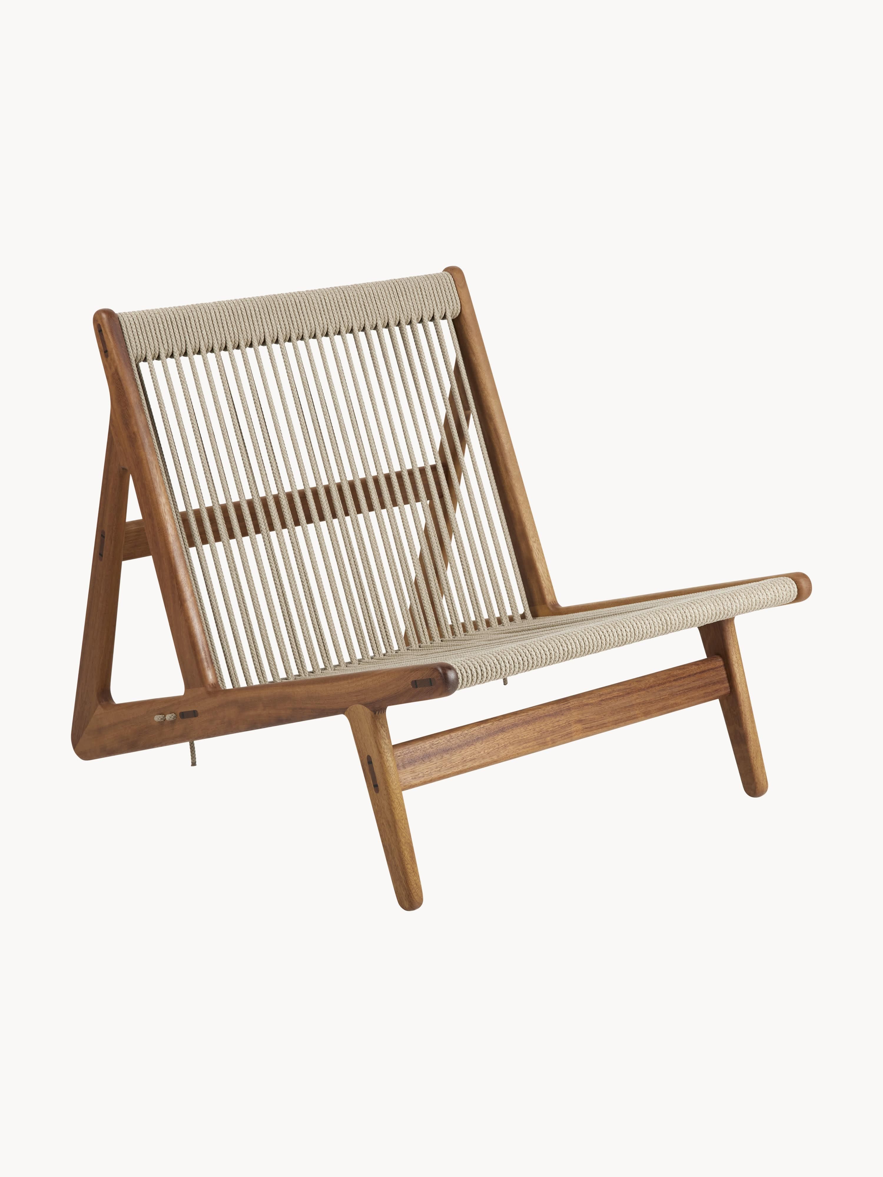 gubi Handcrafted garden chair MR01 Initial made of iroko wood