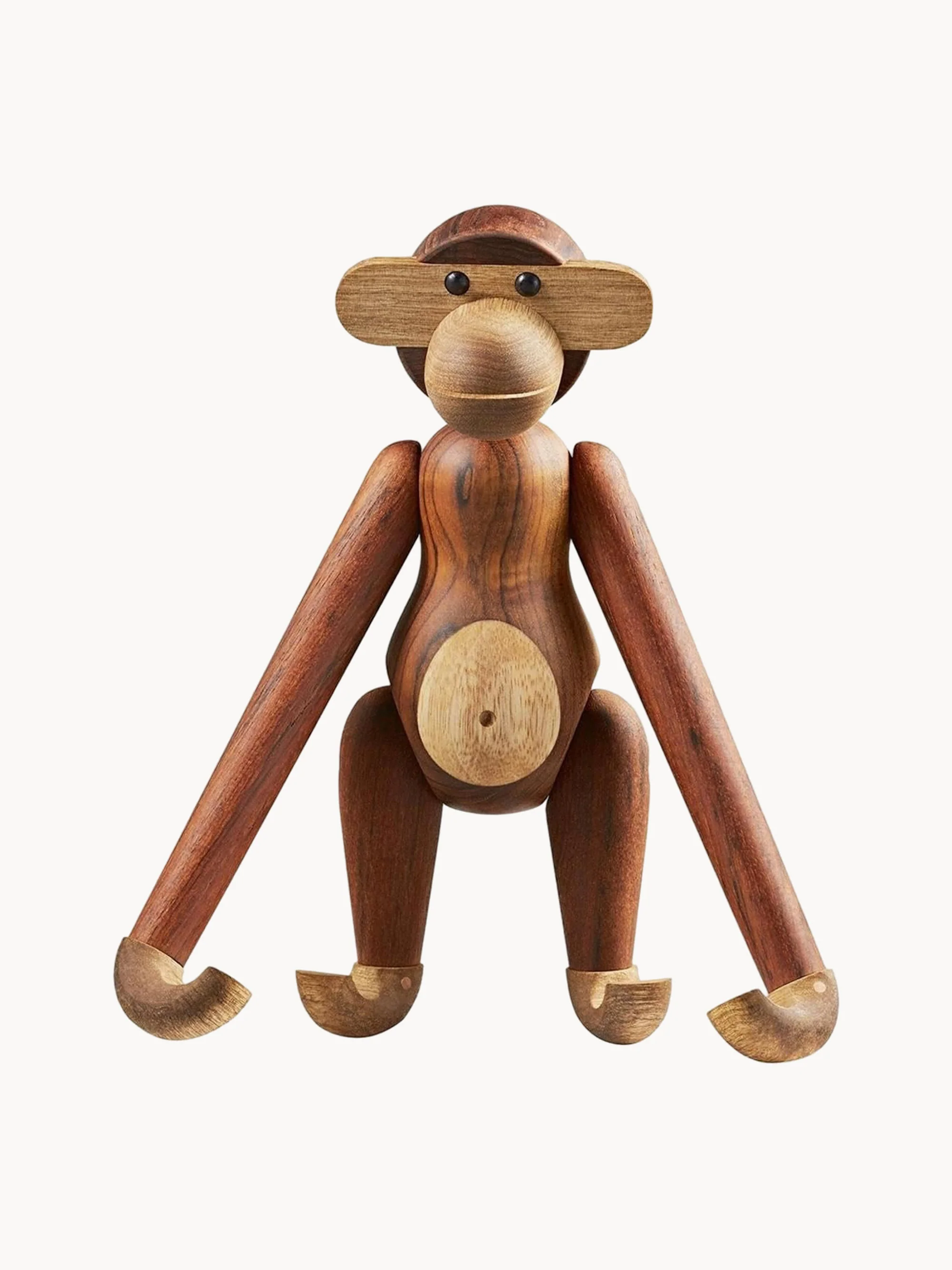 Kay Bojesen Handmade decorative object Monkey made of teak wood