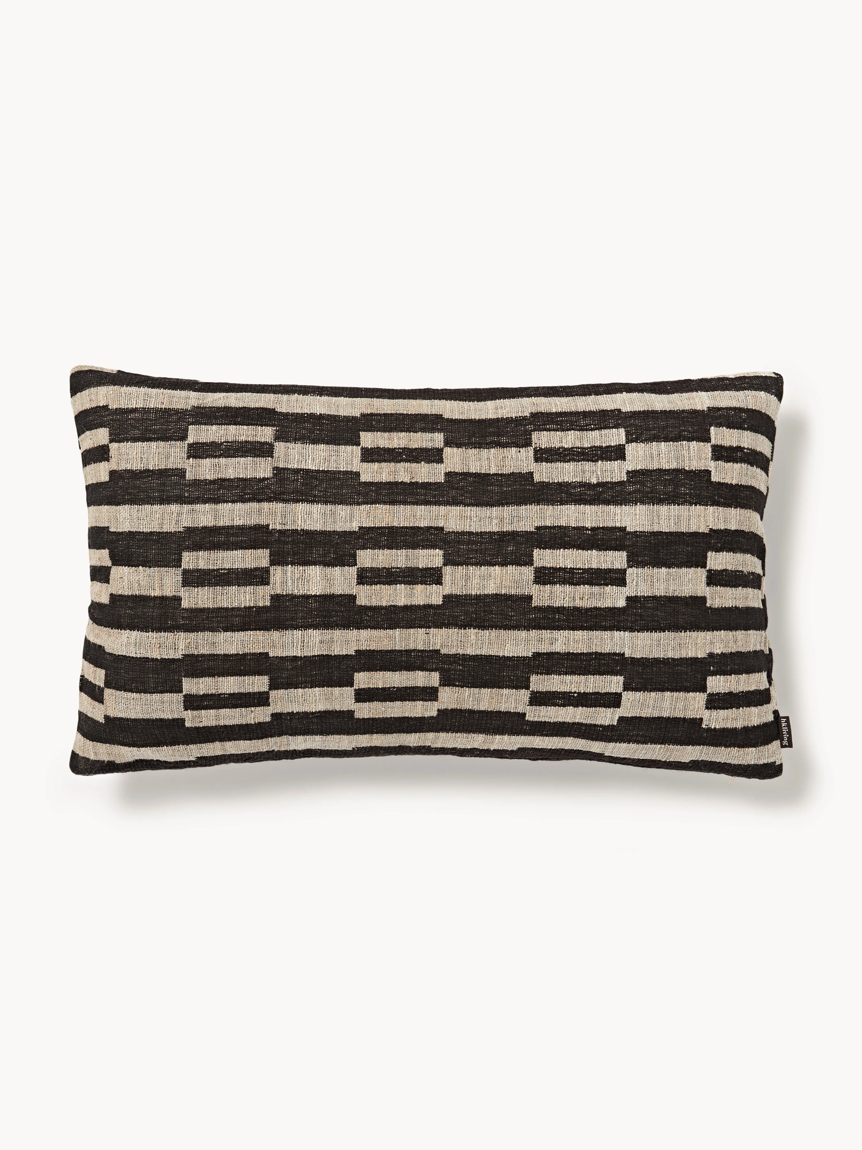 HKliving Handmade cushion Natural