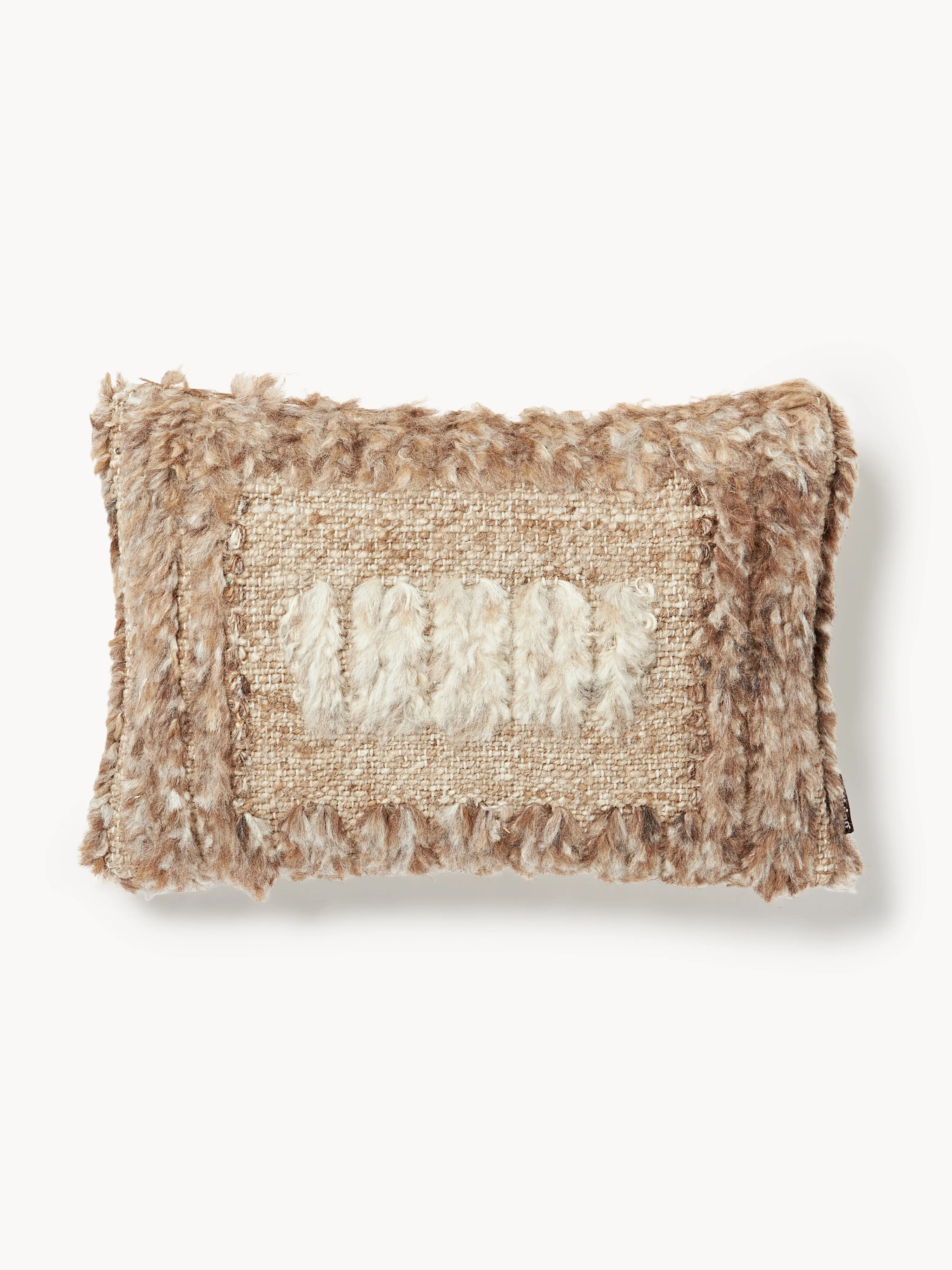 HKliving Handmade cushion Natural
