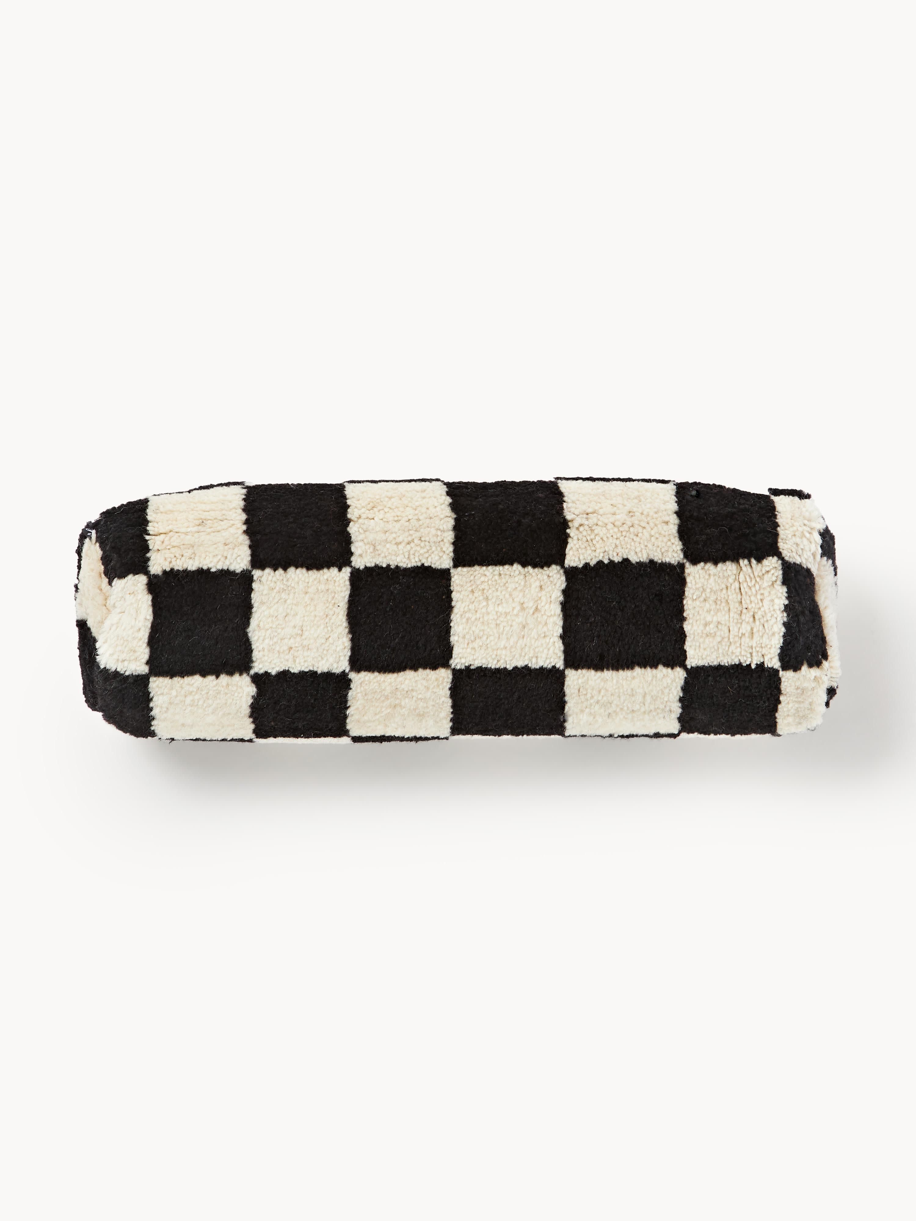 HKliving Handmade statement cushion made of wool