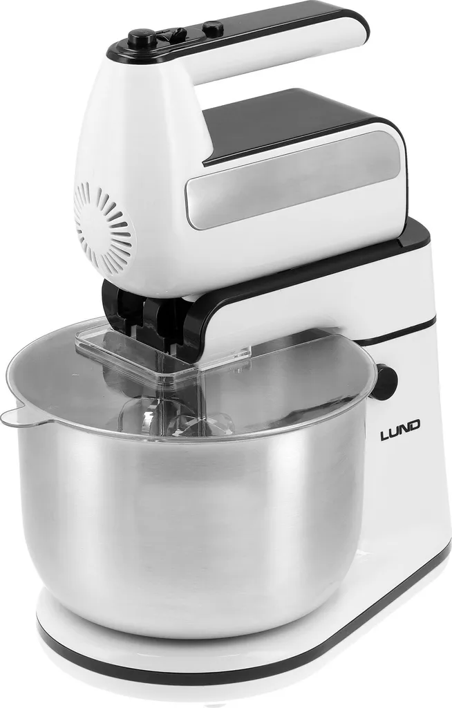 LUND Hand mixer with stainless steel mixing bowl, 500W, 2-in-1 function