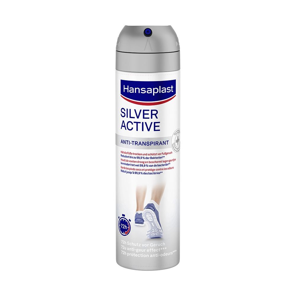 Hansaplast Silver Active foot deodorant 150 ml