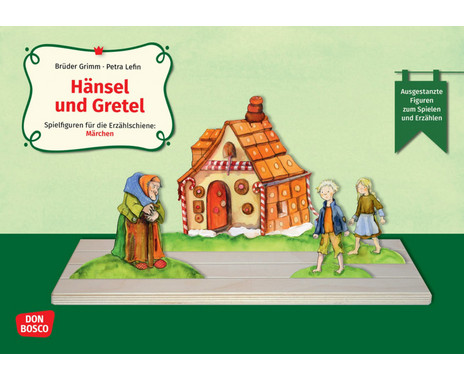 Hansel and Gretel. Play figures for the story track.