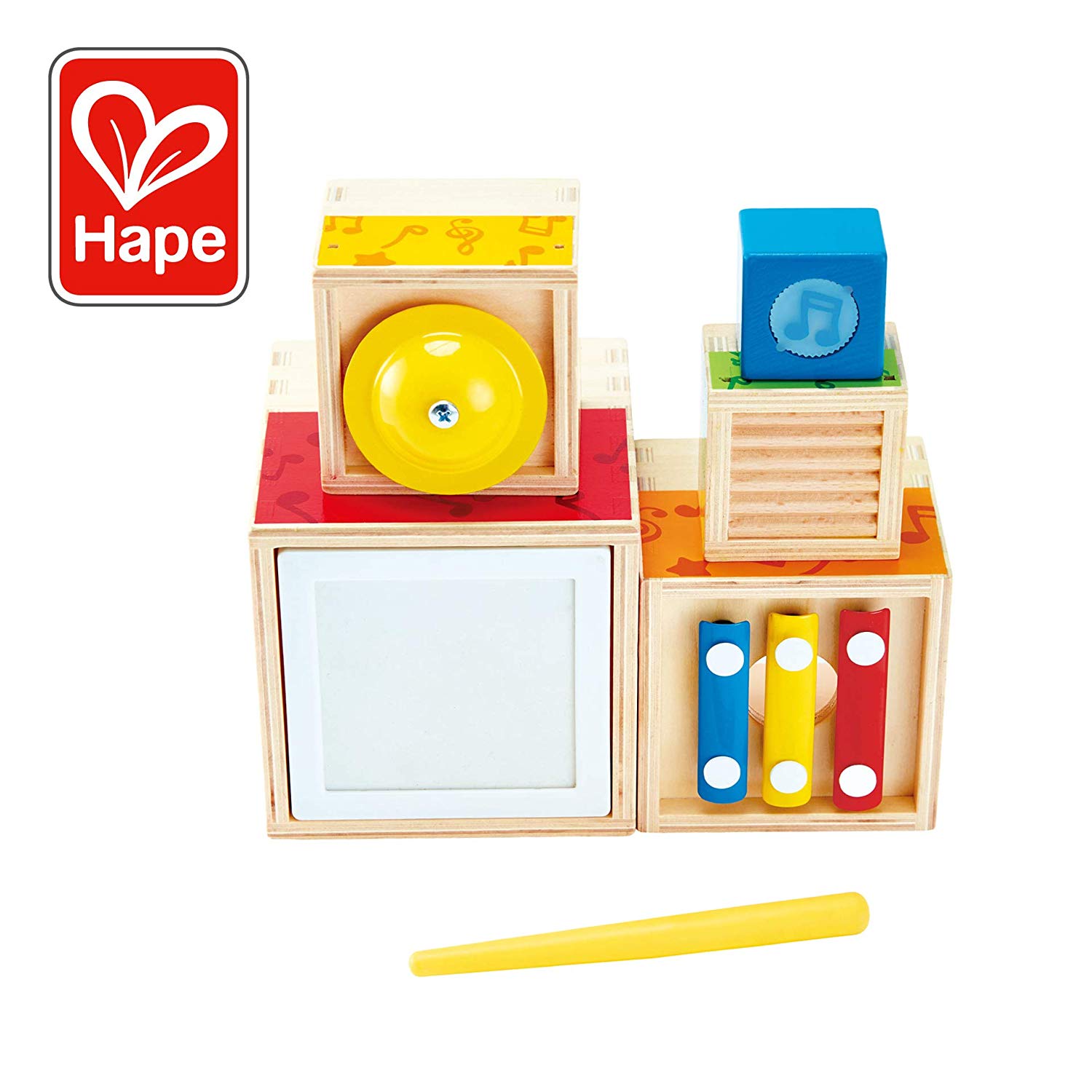 Hape E0336 Music Stackable Cubes