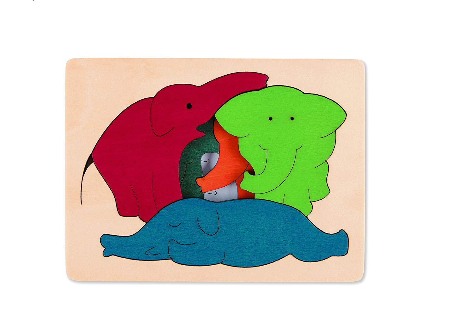 Hape – E6509 – George Luck – Jigsaw Puzzle For Kids – 7 Pieces