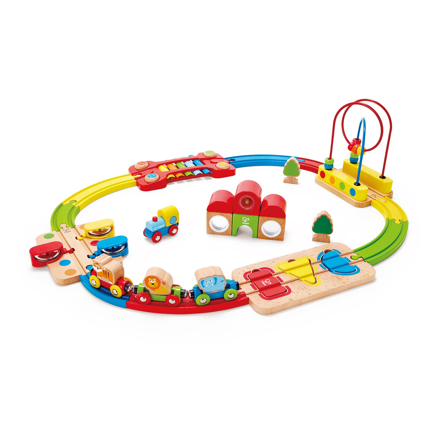 Hape International E Rainbow Puzzle Railway Toy Multi One Size