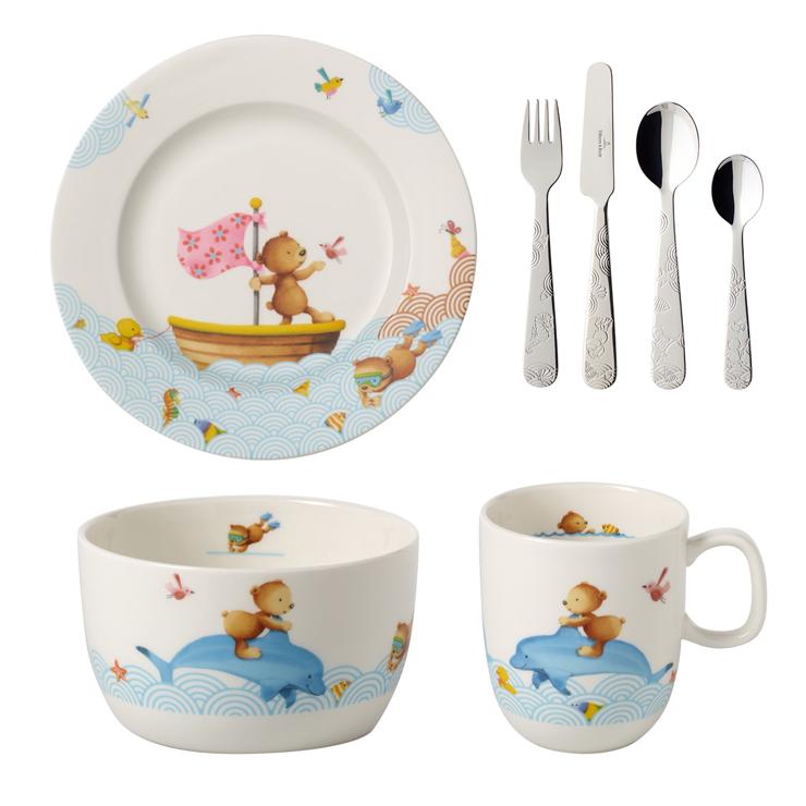 Villeroy & Boch Happy As A Bear Childrens Dishes And Cutlery