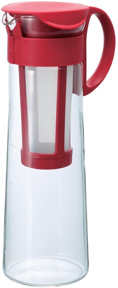Hario 1000 ml Mizudashi Cold Brew Coffee Pot, Red