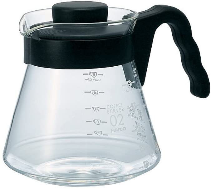 Hario 700 ml V60 Heatproof Glass Coffee Range Server, Pack of 1