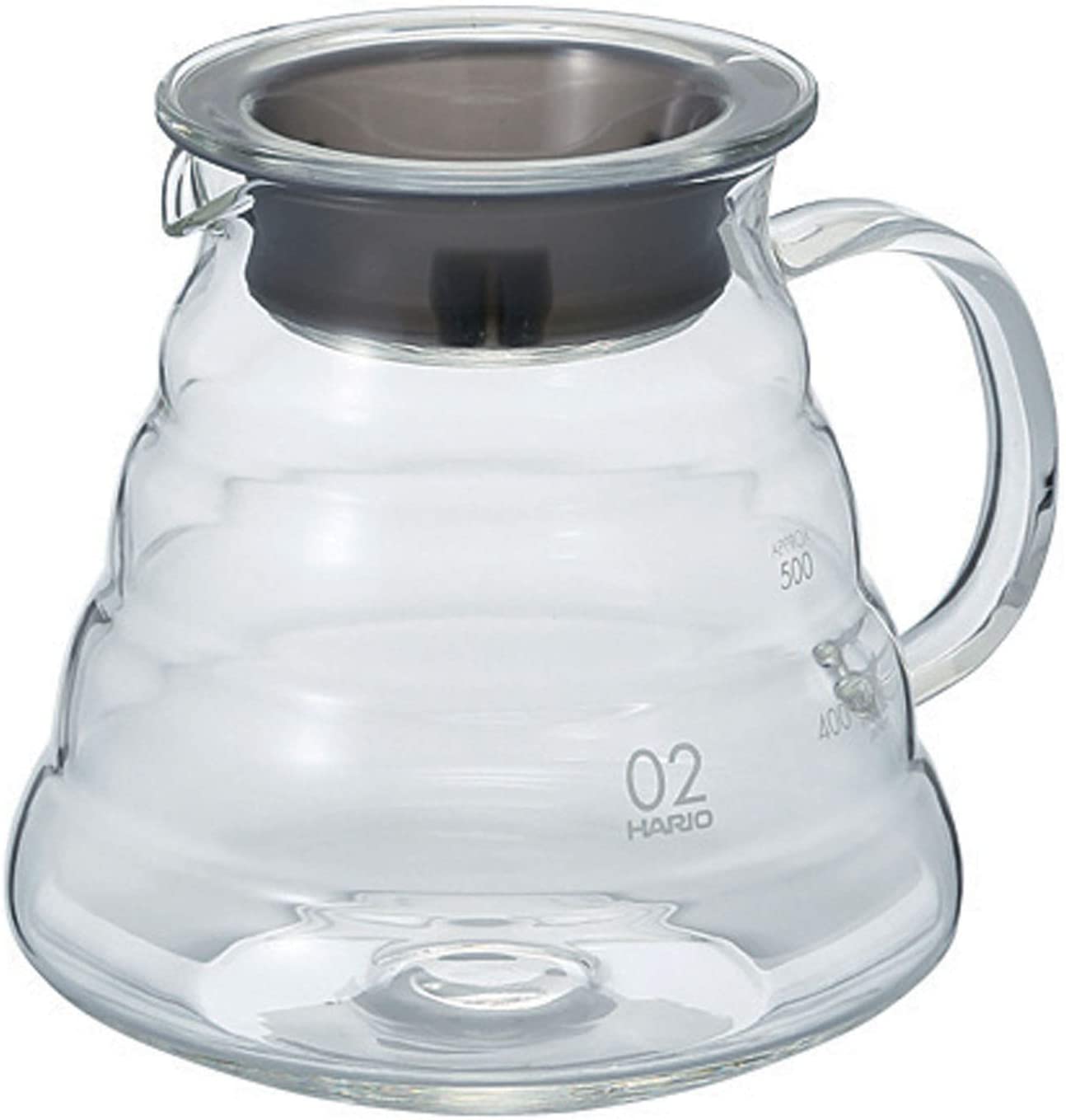 Hario XGS-60TB 600 ml Glass V60 Range Server, White