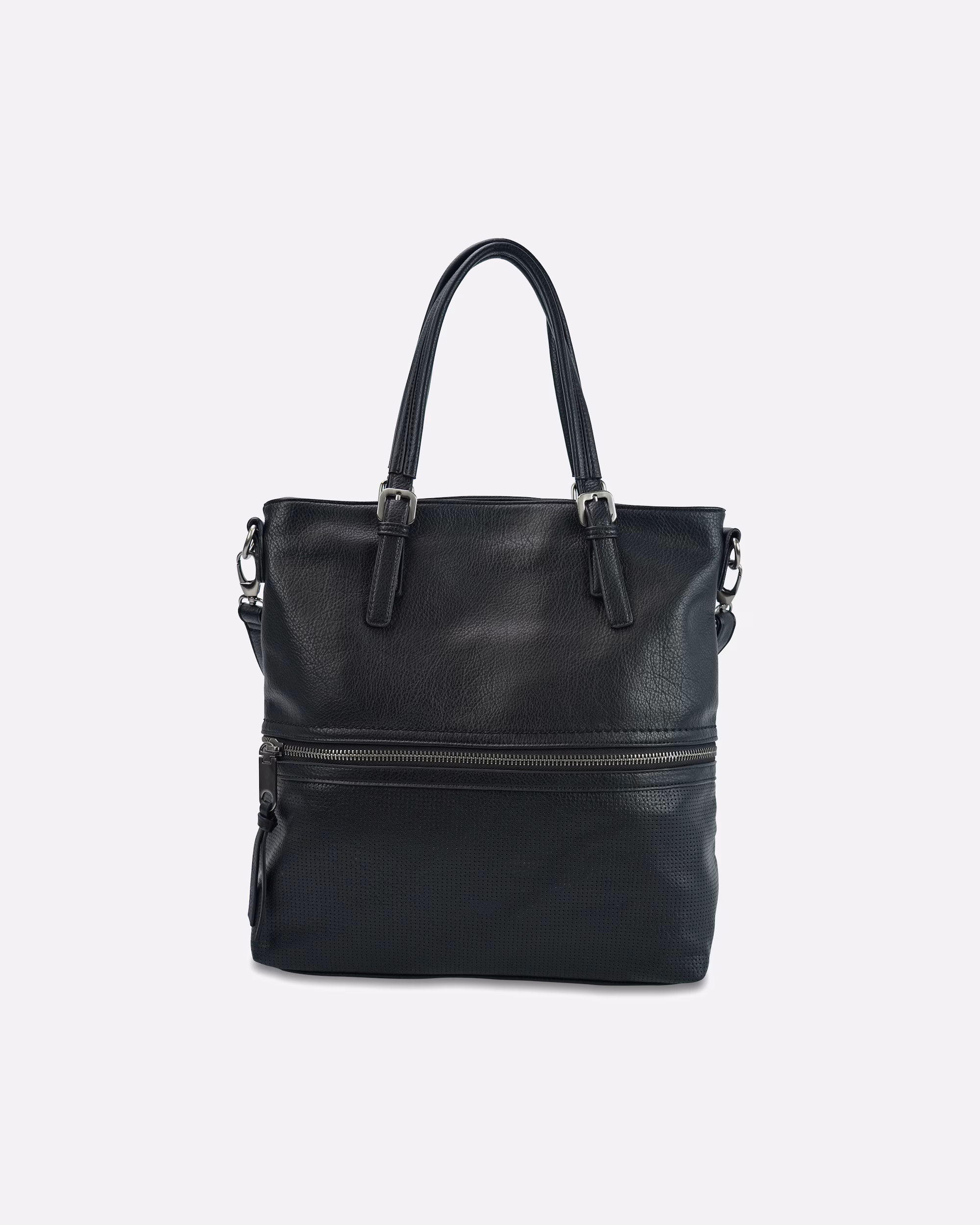 HARPA handbag shoulder bag ROVA with a beautiful metallic effect