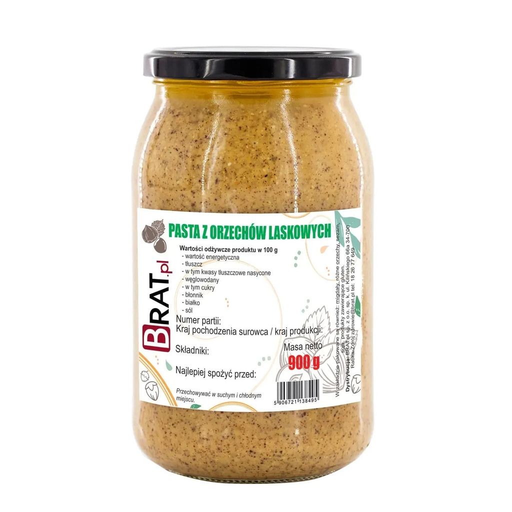 BRAT.PL Hazelnut paste 900g