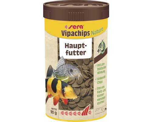 Main food sera Vipachips Nature 250 ml