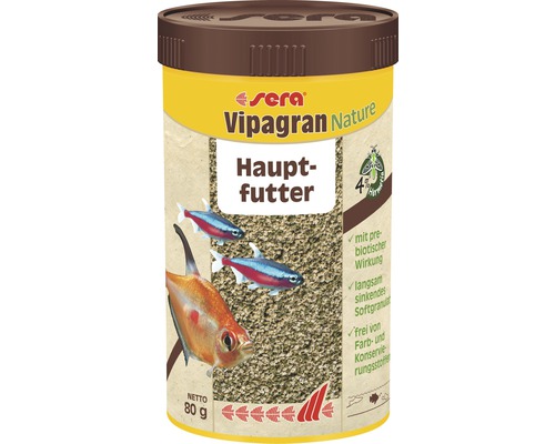 Main food sera Vipagran Nature 250 ml