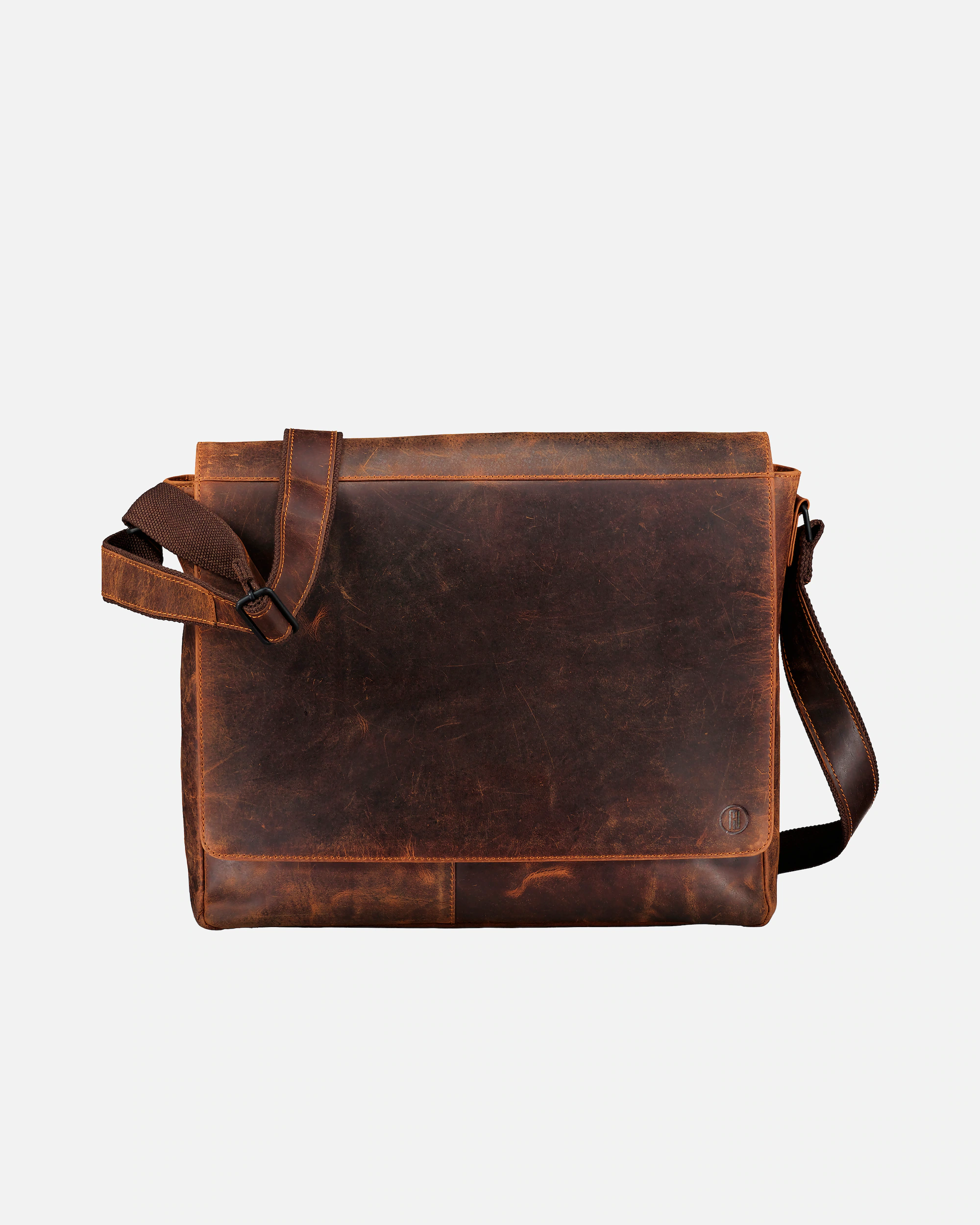Hausfelder Manufaktur bag courier bag Huntsville Heiner with laptop compartment 15 inches