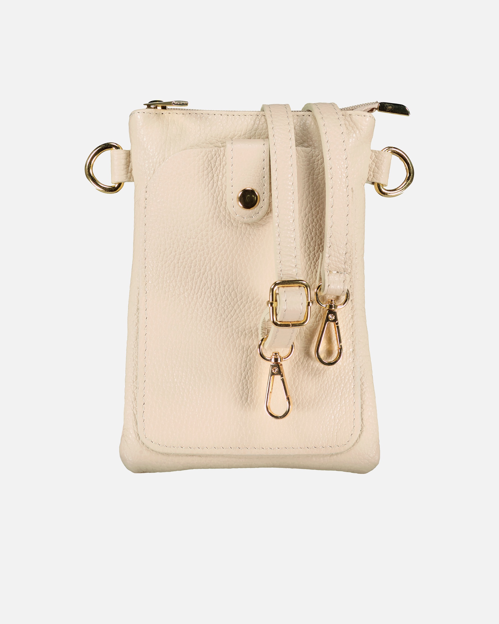 Hausfelder Manufaktur shoulder bag shoulder bag / mobile phone bag with gold fittings