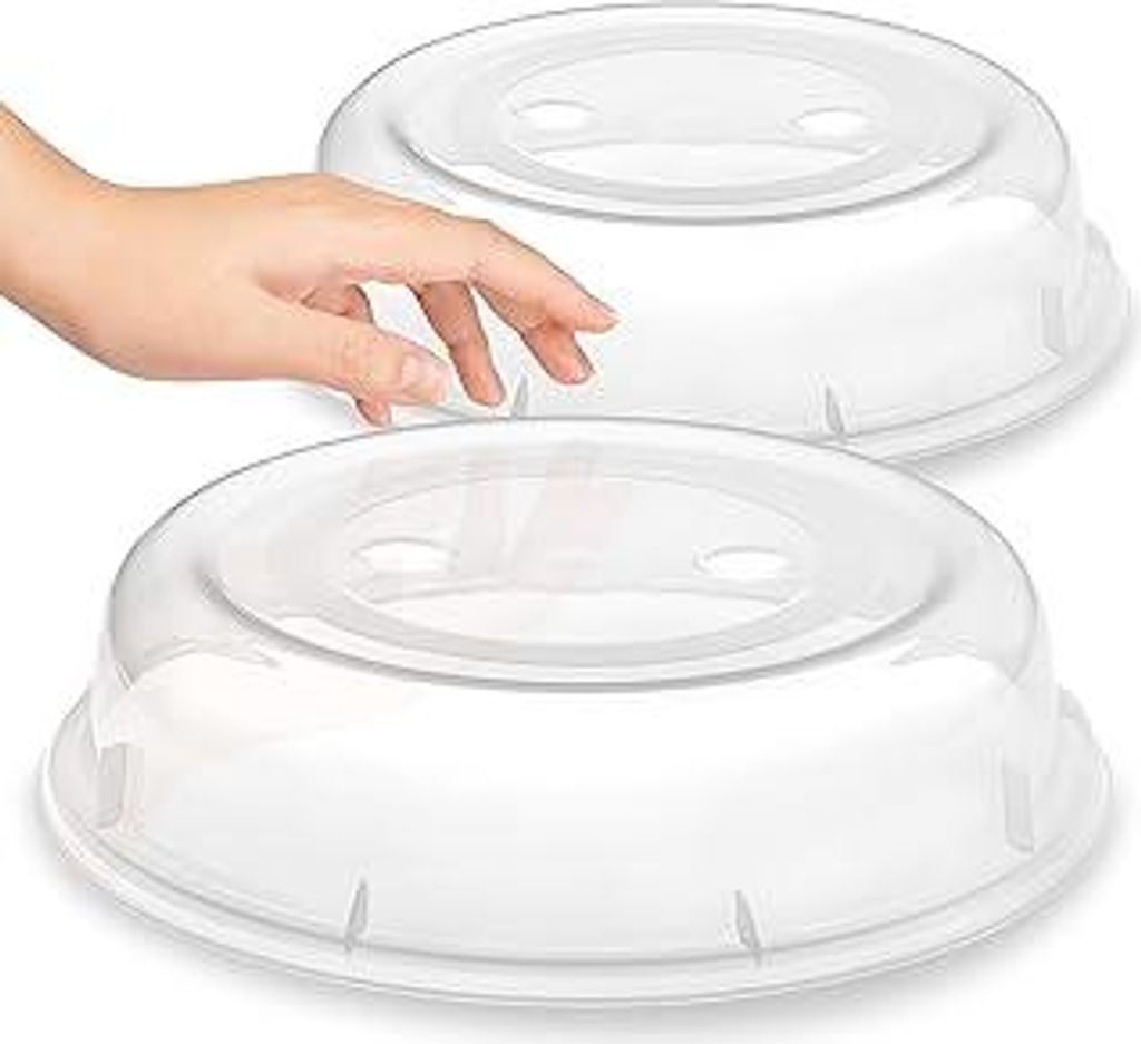 Akhan Hausfelder Microwave Cover - Set of 2 Standard Microwave Covers ø26.5x6cm - Microwave Cover