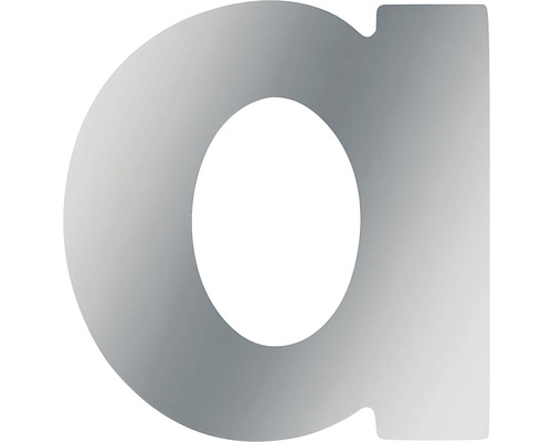 House number Meister a 58 mm stainless steel