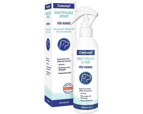 Hornbach Skin care Canosept® skin care spray for dogs 250 ml regenerating and nourishing spray for irritated animal skin