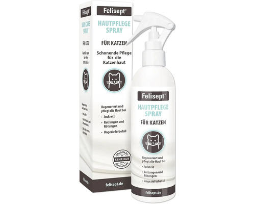Hornbach Felisept® Skin Care Spray for Cats 250 ml Care spray for the gentle care of cat skin, regenerates and cares for the skin, in case of irritation and redness