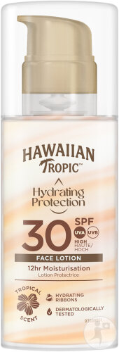 Hawaiian Tropic Facial Lotion Hydrating Protect SPF30 50ml