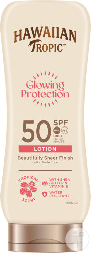 Hawaiian Tropic Lotion Glowing Protect SPF50 bottle 170ml