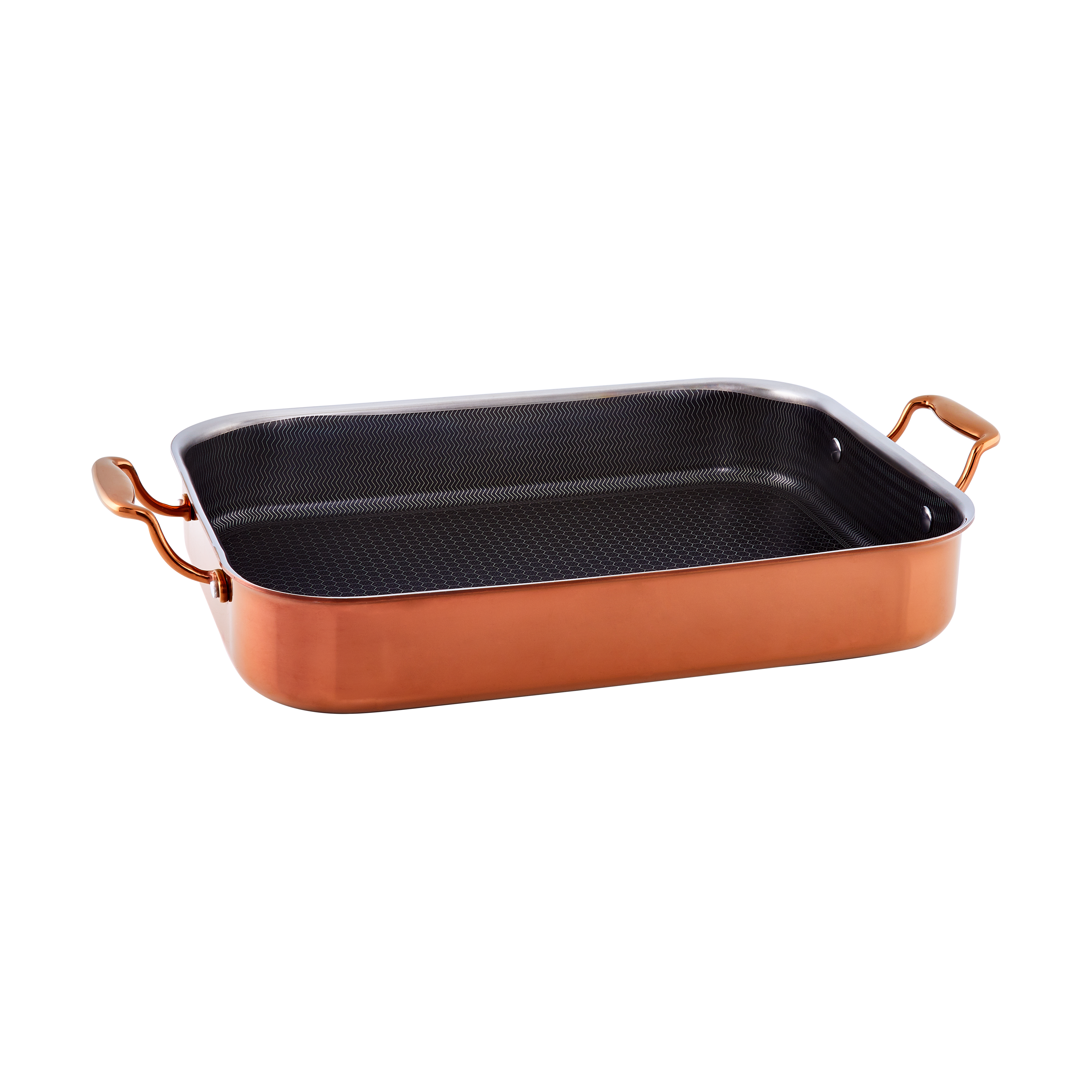 Haws Hâws Santo roasting pan, oven dish, hybrid coating, rose gold