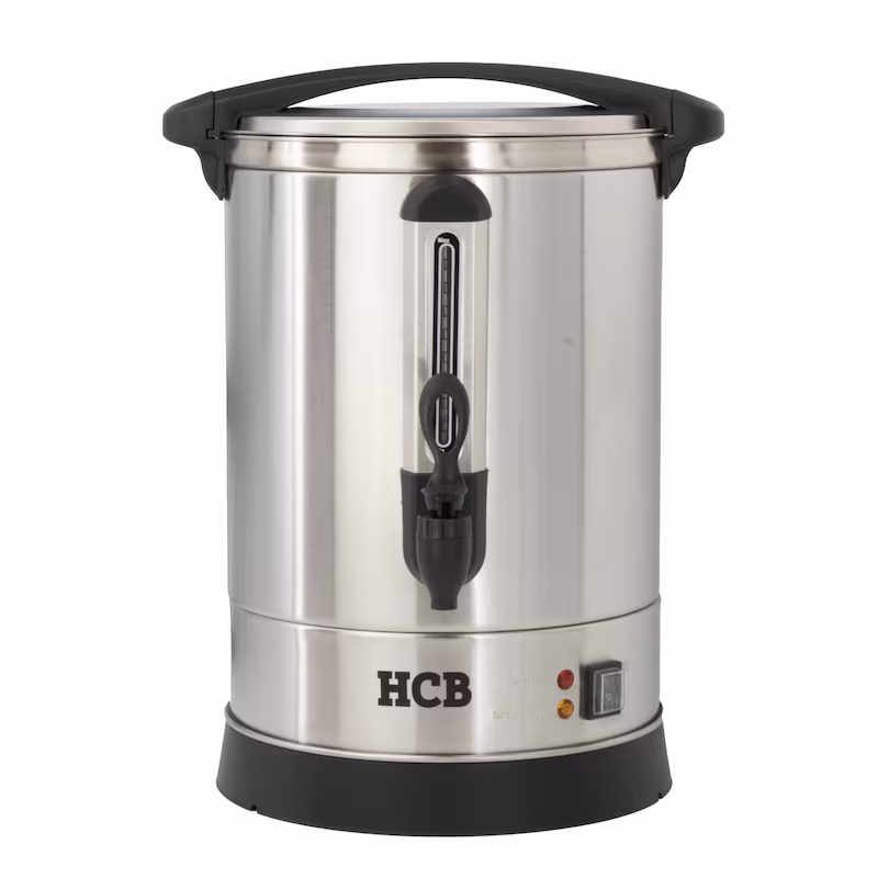 HCB Coffee Machine - 12 Liters - 80 Cups - Silver - 230V - Stainless Steel