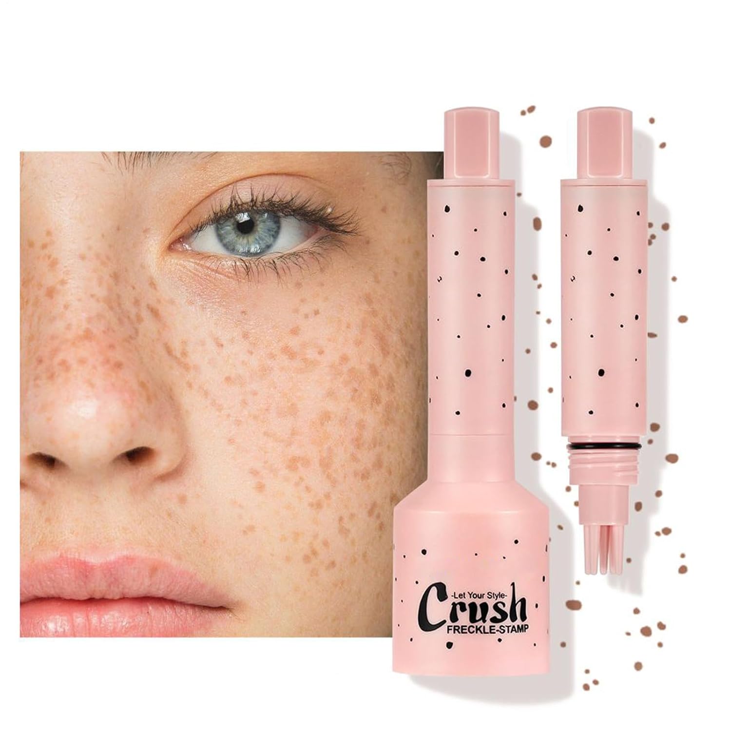YRTUOP Faux Freckles Stamp, Waterproof Coloured Fake Freckles Pen 1.5 g Freckles Stamp Makeup Tool for Beginners, Enthusiasts and Professionals