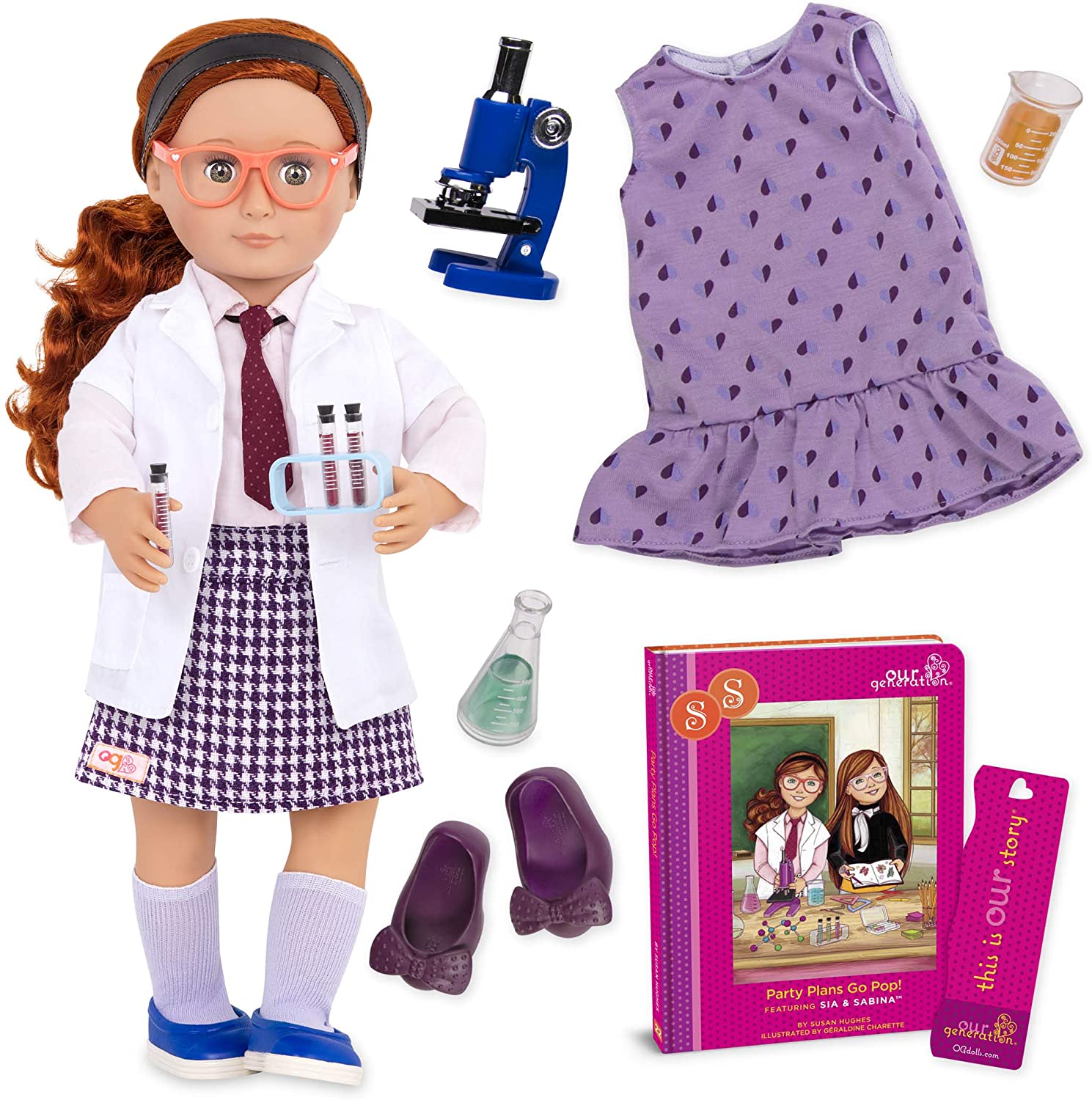 Our Generation Sia And Party Plans Go Pop. Deluxe Doll