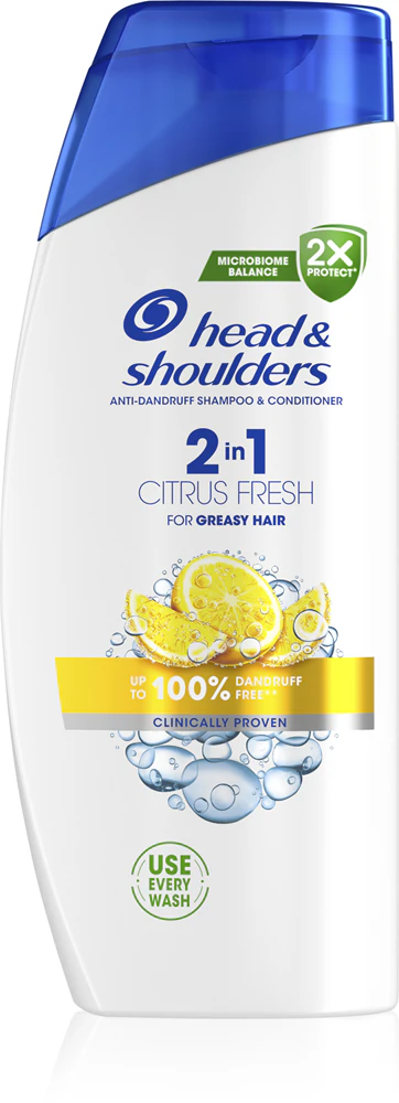 head&shoulders Head & Shoulders Citrus Fresh 2v1 anti-dandruff shampoo for oily hair