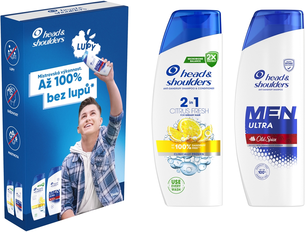 Head & Shoulders Citrus Fresh + Ultra Old Spice Gift Set for Men 580ml