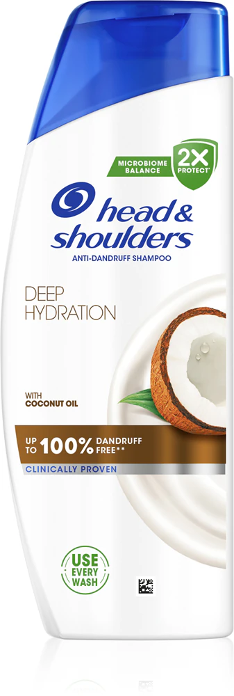 Head & Shoulders Deep Hydration Coconut Shampoo for Dandruff, 250 ml