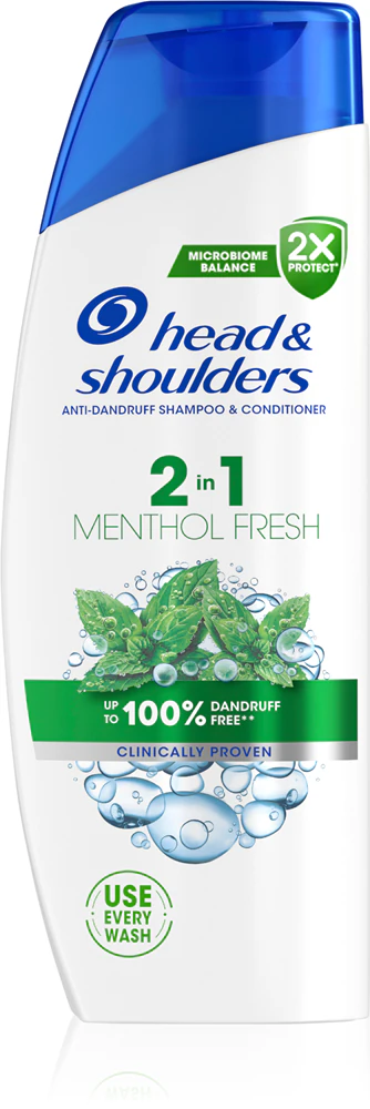 Head & Shoulders Menthol Fresh 2-in-1 Shampoo and Conditioner 2 in 1 against dandruff