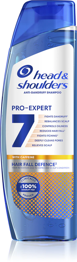 head&shoulders Head & Shoulders Pro-Expert 7 Hair Fall Defense Shampoo against dandruff and hair loss with caffeine