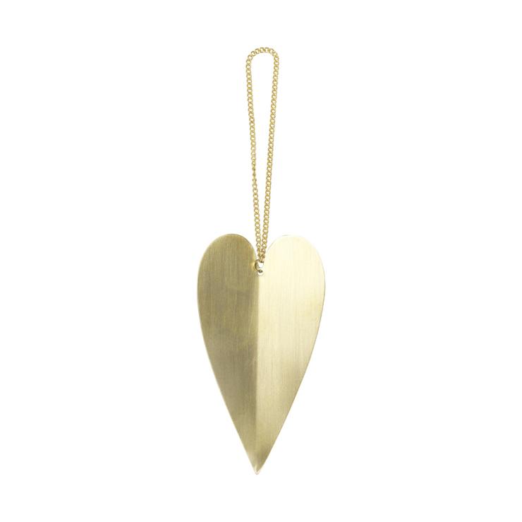 Ferm Living Heart Brass Ornament