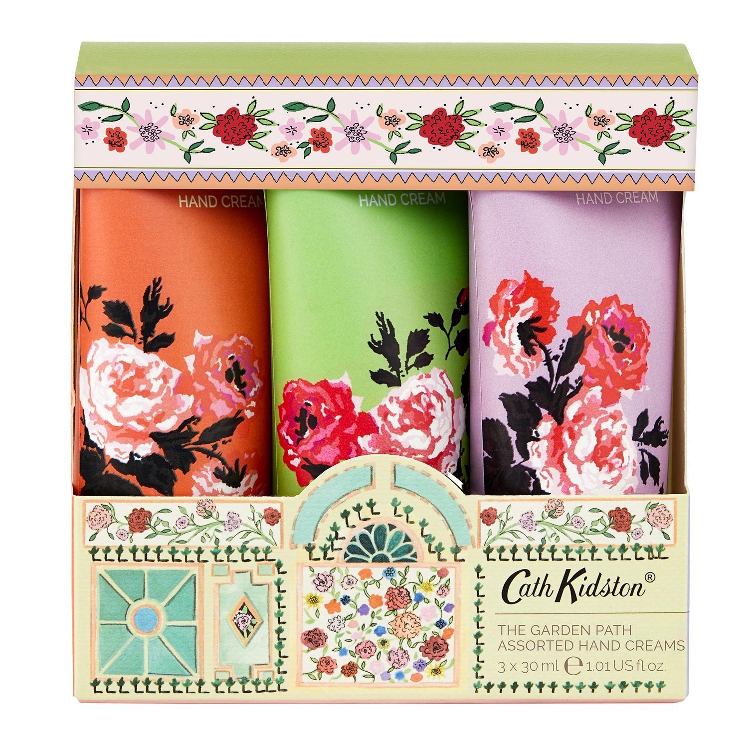 Heathcote & Ivory The Garden Path - Mini Hand Cream Trio 3 x 30 ml, 90 ml